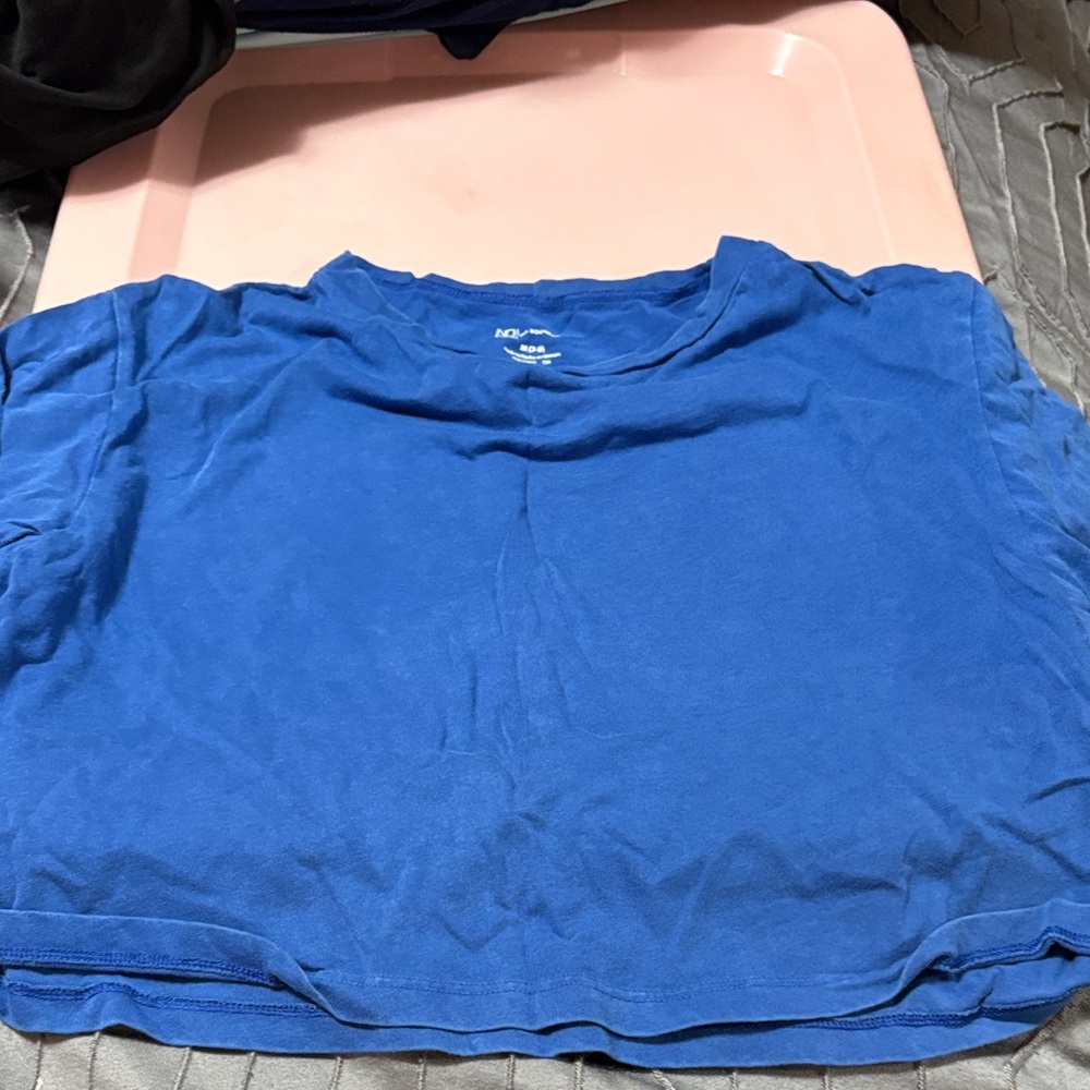 No Boundaries Blue Crop Top